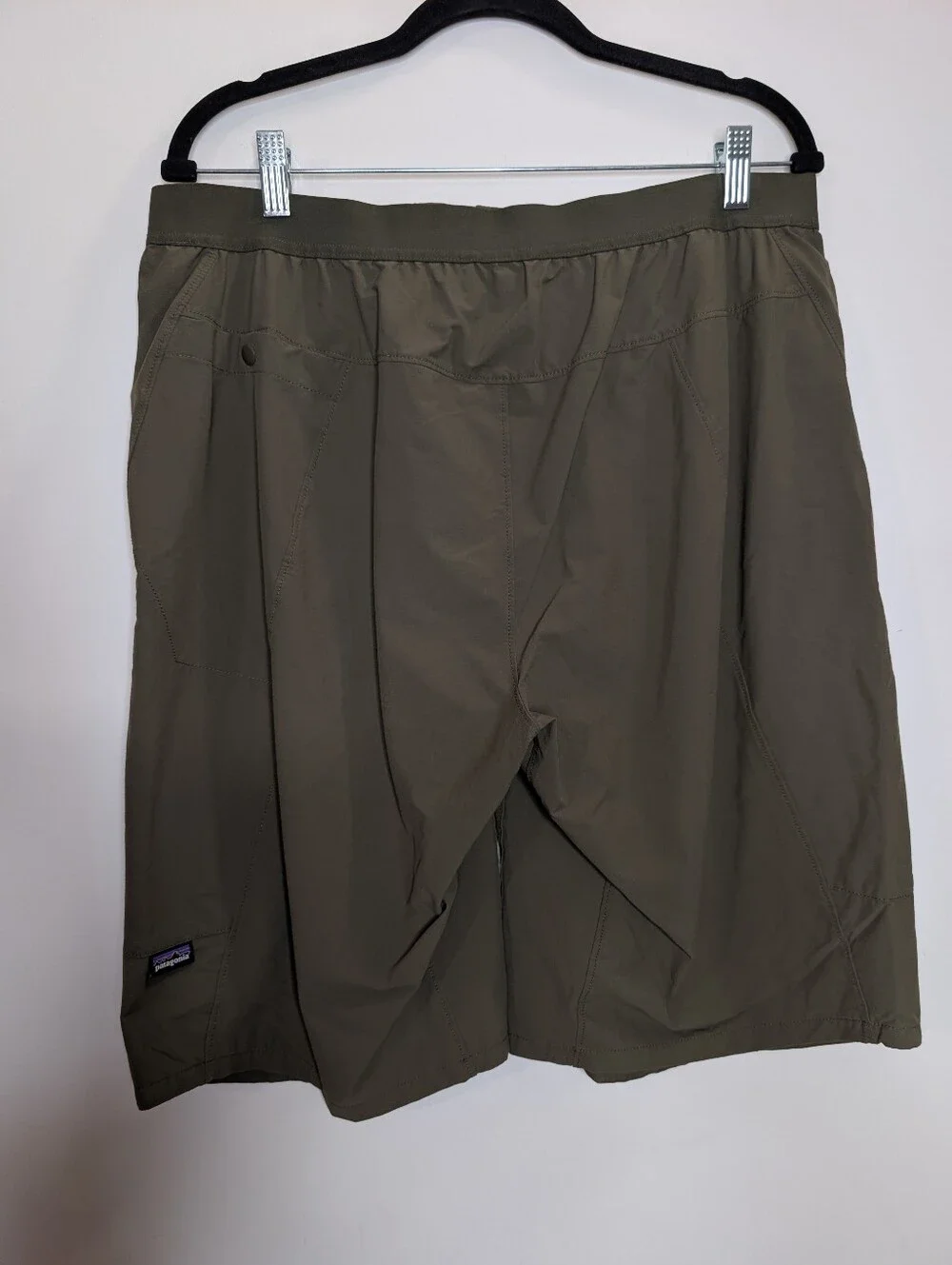 Patagonia Men’s Quandary Hiking Shorts 12” Olive Green Size 38 Stretch Outdoor